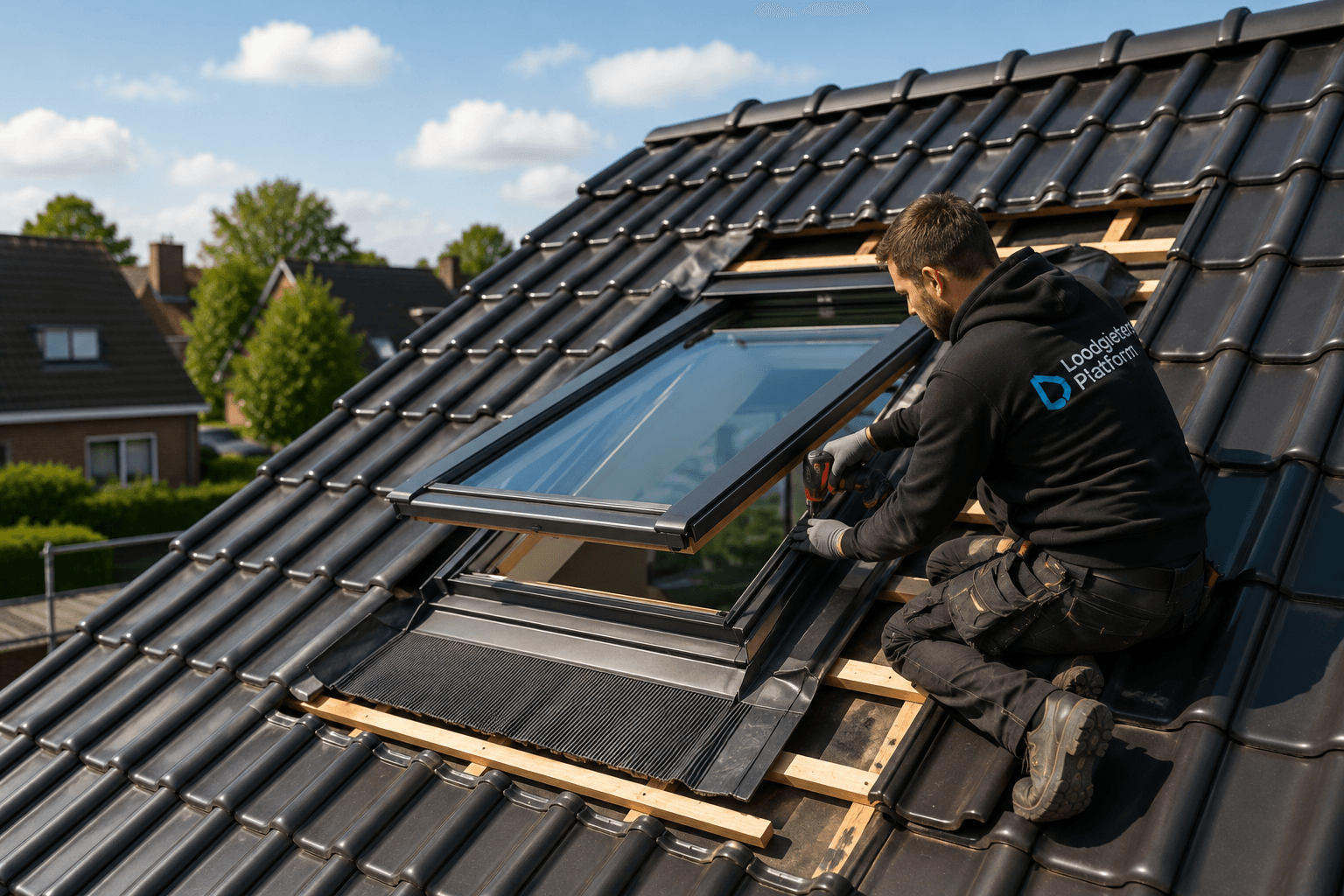 Dakraam plaatsen — vakwerk via Installatieplatform.nl